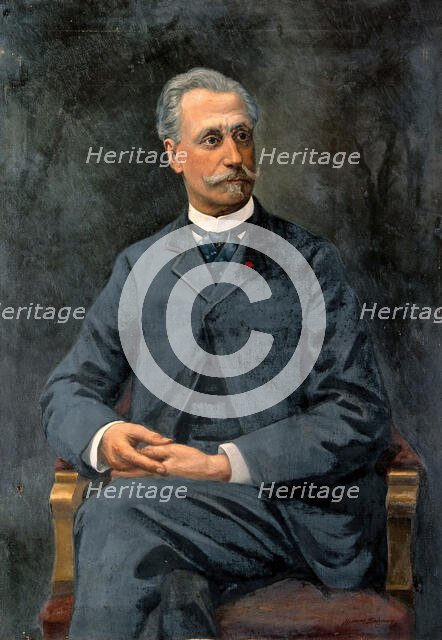 Albert Nachet, microscopist, c1900s. Creator: Harry Herman Salomon.