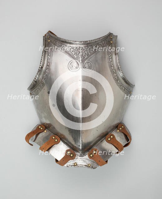 Breastplate with Associated Skirt for Half-Armor, Italy, northern, c. 1580. Creator: Unknown.