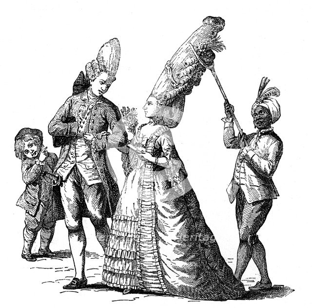 French Costume, (1885). Artist: Unknown