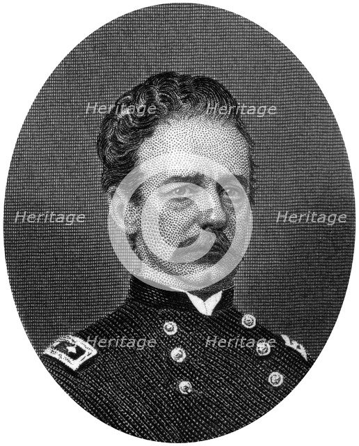 Henry Warner Slocum, Union general, 1862-1867.Artist: J Rogers