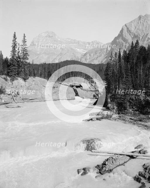 Natural bridge, Wapta River, British Columbia, c1902. Creator: Unknown.