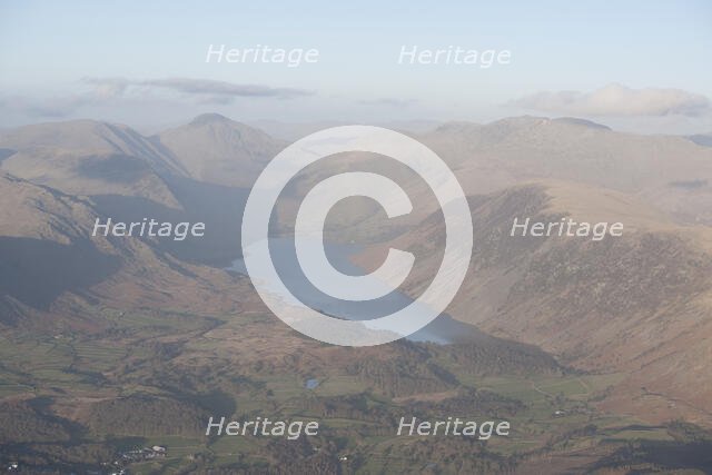 Wast Water, Kirk Fell and Scafell, Cumbria, 2015. Creator: Historic England.