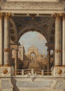 Perspective View (Stage design), c1720-1730. Creator: Canaletto (1697-1768).