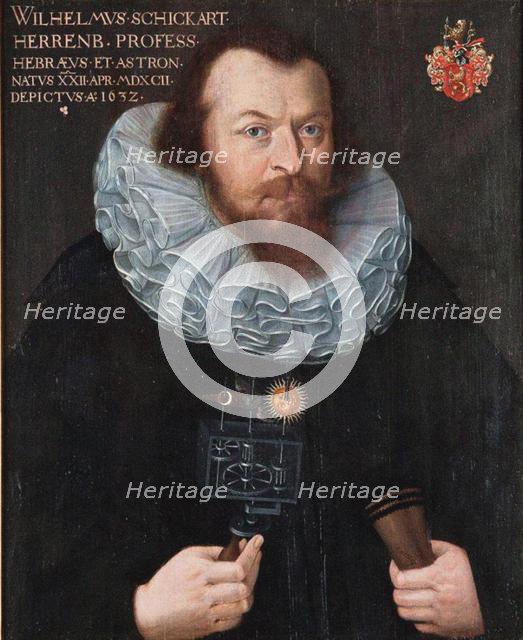 Portrait of Wilhelm Schickard (1592-1635), 1632. Creator: Anonymous.