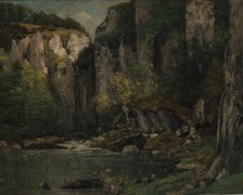 River and Rocks, 1873-77. Creator: Gustave Courbet.