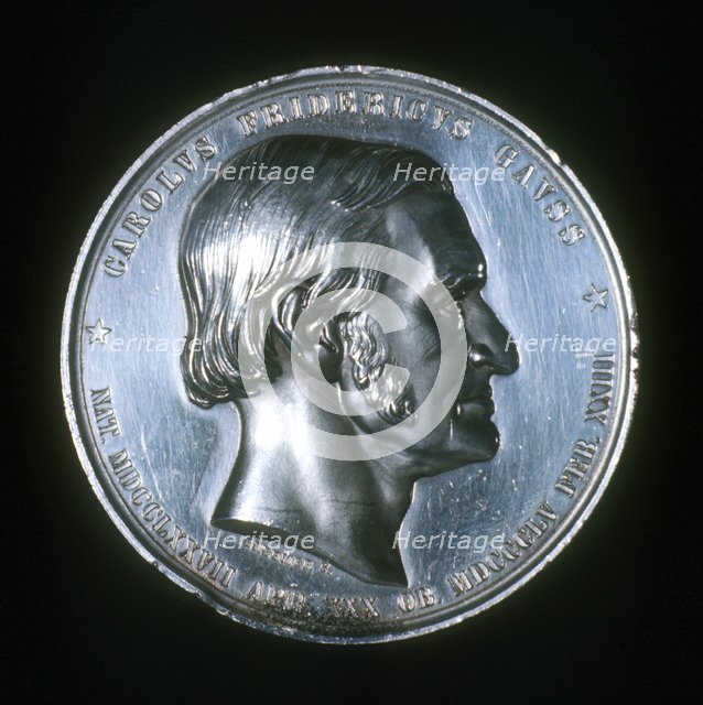 Karl Friederich Gauss, German mathematician, astronomer and physicist. Artist: Unknown