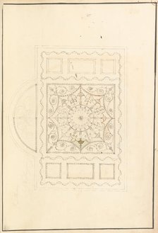 Design for Ceiling of Ladies' Dressing Room at the Pantheon, Oxford Street, London, ca. 1770. Creator: James Wyatt.