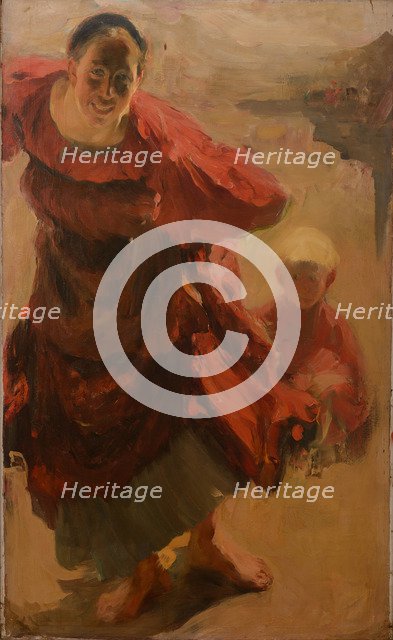 Woman with child, 1901.