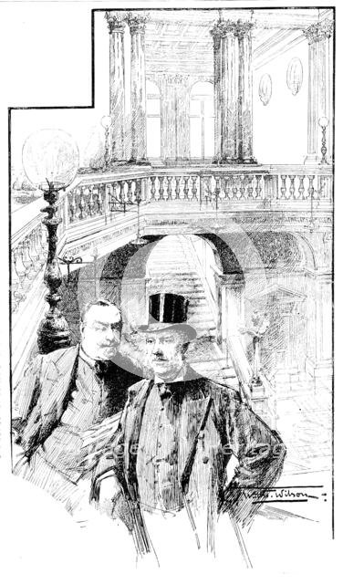 The Staircase, Carlton Club, 1890. Creator: Unknown.