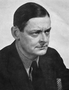 TS Eliot, American-born British poet dramatist and critic, c1950s.Artist: Man Ray