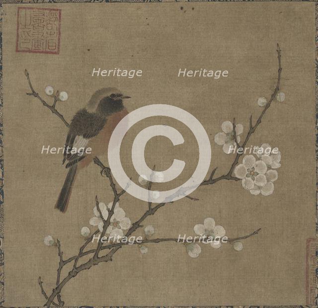 Bird on a Flowering Branch, 1100s. Creator: Unknown.