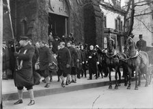 All Soul's Church, Unitarian, 14th And L Streets, N.W. - Funeral of Admiral Robley D. Evans, 1916. Creator: Harris & Ewing.
