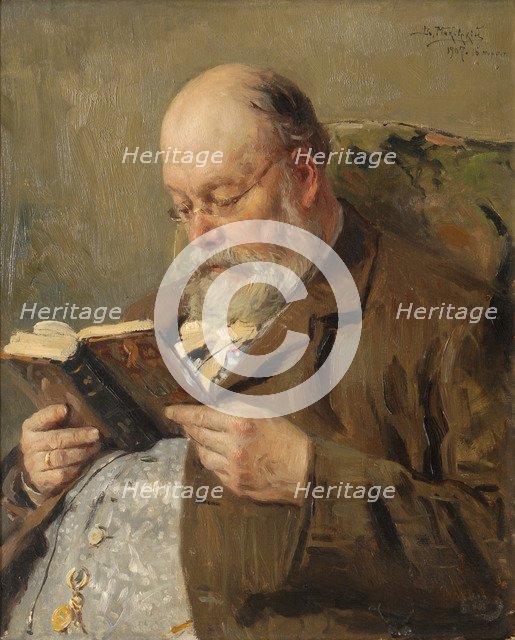 Portrait of the professor Ivan Ivanovich Yanzhul (1846-1914).