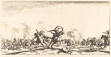 The Cavalry Combat with Pistols, c. 1632/1634. Creator: Jacques Callot.