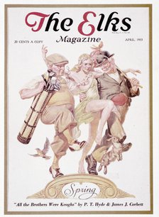 Cover of The Elks Magazine, April 1933. Artist: Unknown