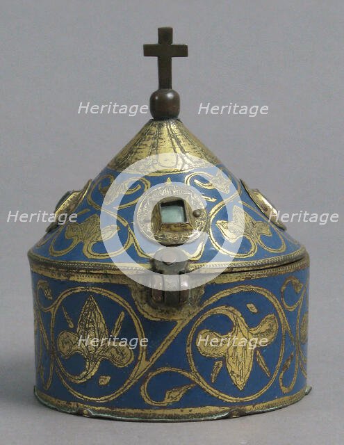 Pyx, French, 13th century. Creator: Unknown.