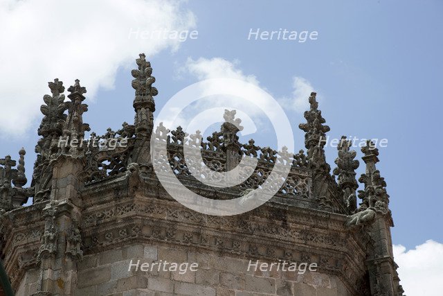 Architectural detail, Braga Cathedral, Portugal, 2009. Artist: Samuel Magal