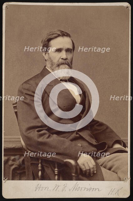 Portrait of Hon. W.F. Morrison, Between 1876 and 1880. Creator: Samuel Montague Fassett.