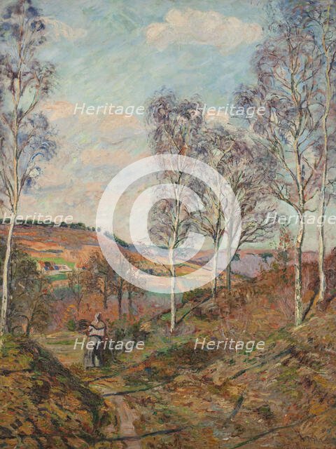 The path to the valley, 1885. Creator: Armand Guillaumin.