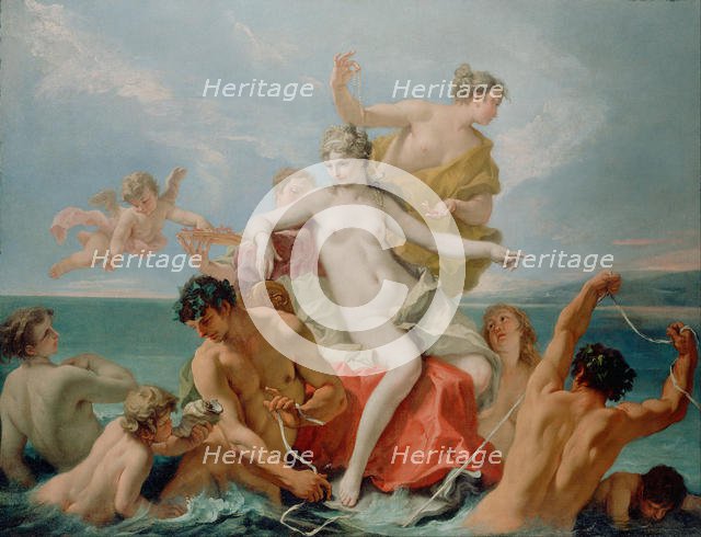 Triumph of the Marine Venus, c. 1713. Artist: Ricci, Sebastiano (1659-1734)