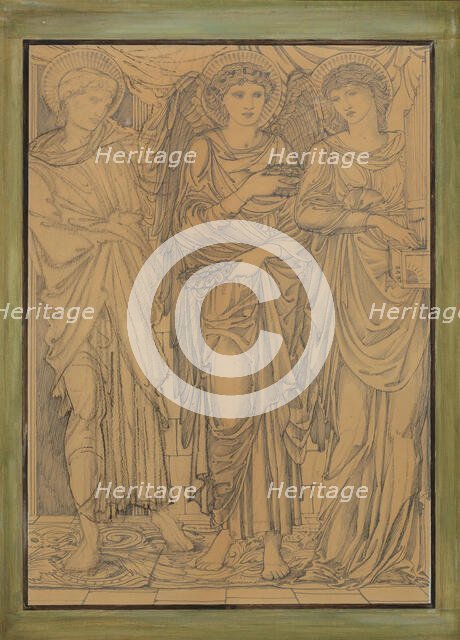 Valerian and the Angel, c1874. Creator: Sir Edward Coley Burne-Jones.