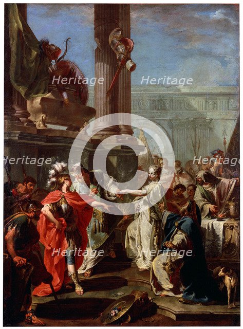 'The Sacrifice of Polyxena', 1730s. Artist: Giovanni Battista Pittoni the Younger