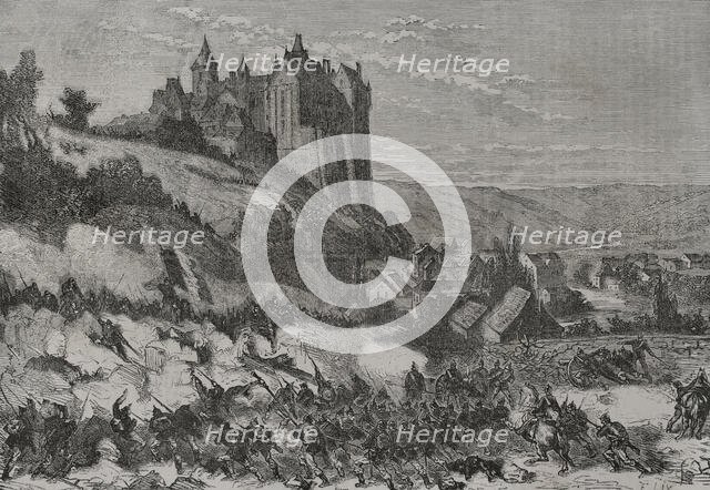 Franco-Prussian War (1870-1871): Defence of Châteaudun, 1870 (1871).  Creator: Unknown.