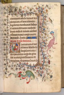 Hours of Charles the Noble, King of Navarre (1361-1425): fol. 17a, Text, c. 1405. Creator: Master of the Brussels Initials and Associates (French).