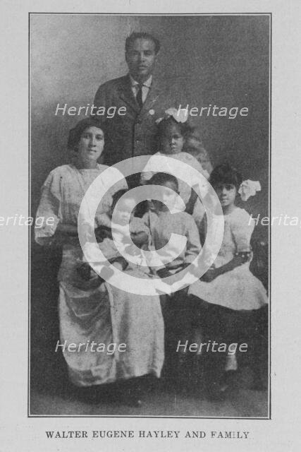 Walter Eugene Hayley and family, 1917-1923. Creator: Unknown.