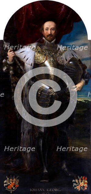 Portrait of Prince Johann Georg of Hohenzollern-Hechingen (1577-1623), 1883. Creator: Klimt, Gustav (1862-1918).