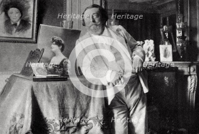 Catulle Mendes, French poet and man of letters, 1906. Artist: Unknown