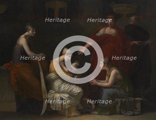 Andromache and Astyanax, ?1813-17; 1823-24?. Creator: Pierre-Paul Prud'hon.