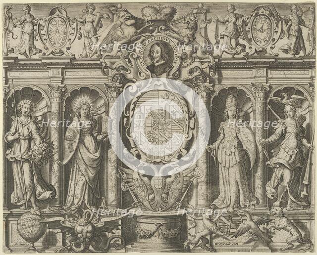 Allegory of Leopold V, Archduke of Austria, mid 16th-mid 17th century. Creator: Matthaeus Greuter.