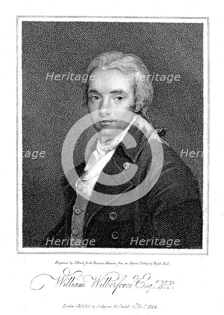 William Wilberforce, English philanthropist and anti-slavery campaigner, 1814. Artist: Unknown