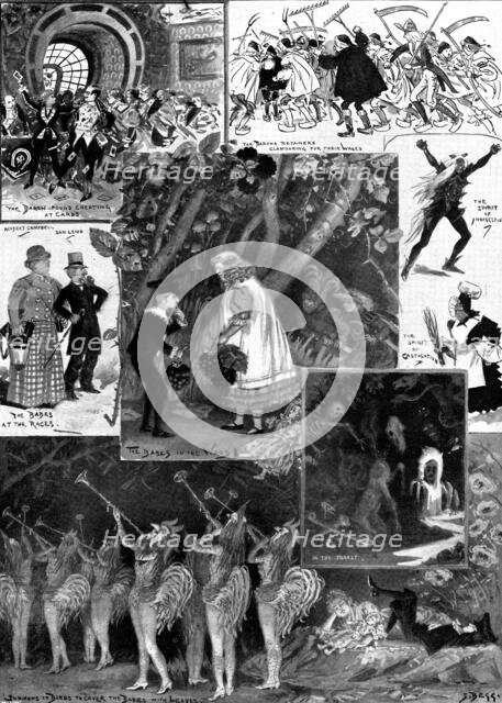 The Christmas Pantomimes: "The Babes in the Wood," at Drury Lane, 1898. Creator: Unknown.