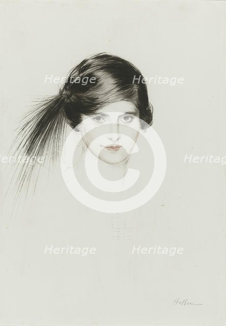 Helena Rubinstein, c. 1908. Artist: Helleu, Paul César (1859-1927)