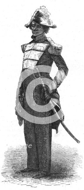 'Governor of Tamatave; A Birds-eye View of Madagascar', 1875. Creator: M.D Charnay.