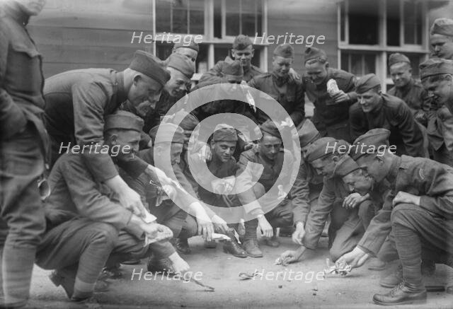 Gambling, between c1915 and c1920. Creator: Bain News Service.