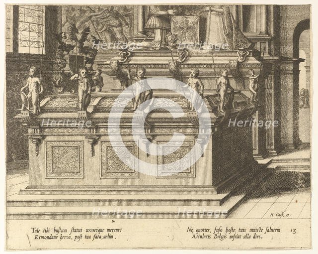 Cœnotaphiorum (13), 1563. Creators: Johannes van Doetecum I, Lucas van Doetecum.