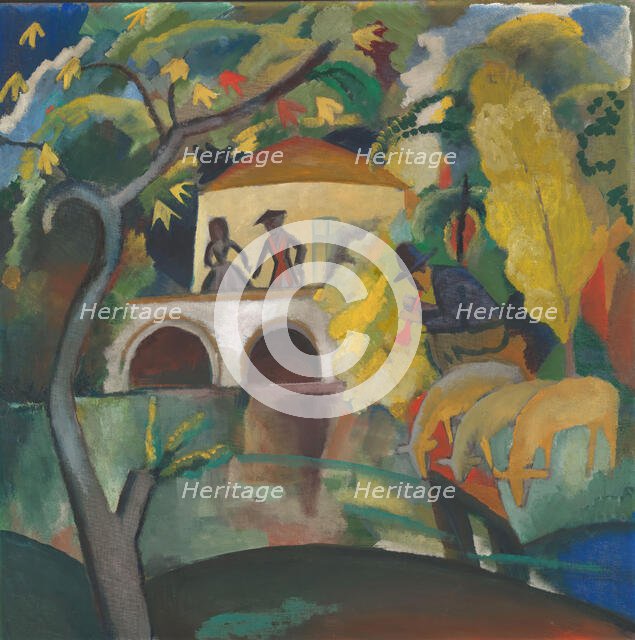 Rokoko, 1912. Creator: August Macke.