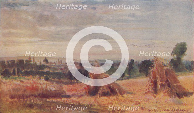 'A Distant View of Oxford', 1910. Artist: John Fulleylove.