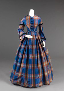 Afternoon dress, American, ca. 1855. Creator: Unknown.