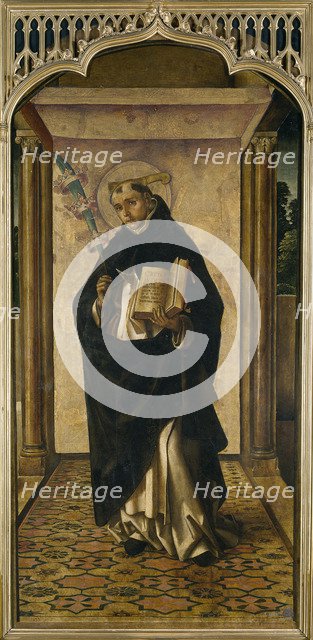 Saint Peter Martyr, 1493-1499. Artist: Berruguete, Pedro (1450-1503)