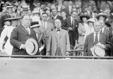 Baseball, Professional - L T R: Taft; Mrs. Knox; Sec. P.C. Knox; Vice President Sherman..., 1912. Creator: Harris & Ewing.