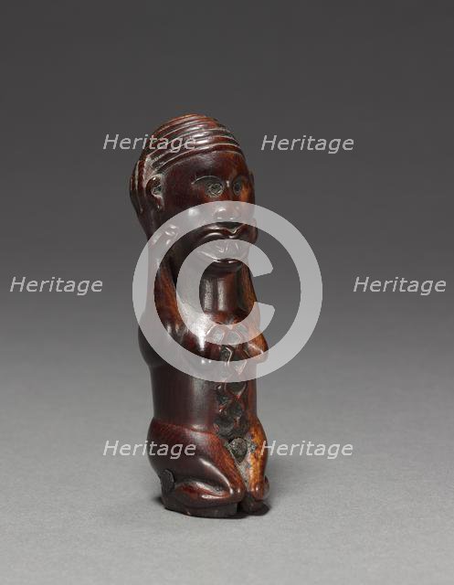 Female Figurine or Finial, late 1800s-early 1900s. Creator: Unknown.