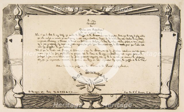 La loi lunaire, No 1 (Lunar Law, No 1), 1856. Creator: Charles Meryon.