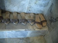 Pattens, Dar Essid Museum, Sousse, Tunisia, 2009.  Creator: Amanda Waite.