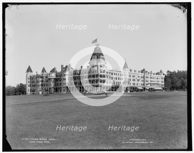 Poland Spring Hotel, South Poland, Maine, c1900. Creator: Unknown.