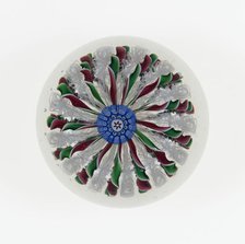 Paperweight, Saint-Louis, c. 1845-55. Creator: Saint-Louis Glassworks.