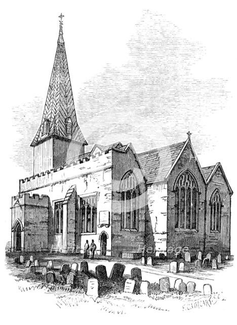 Swymbridge Church, North Devon, 1880. Creator: Unknown.